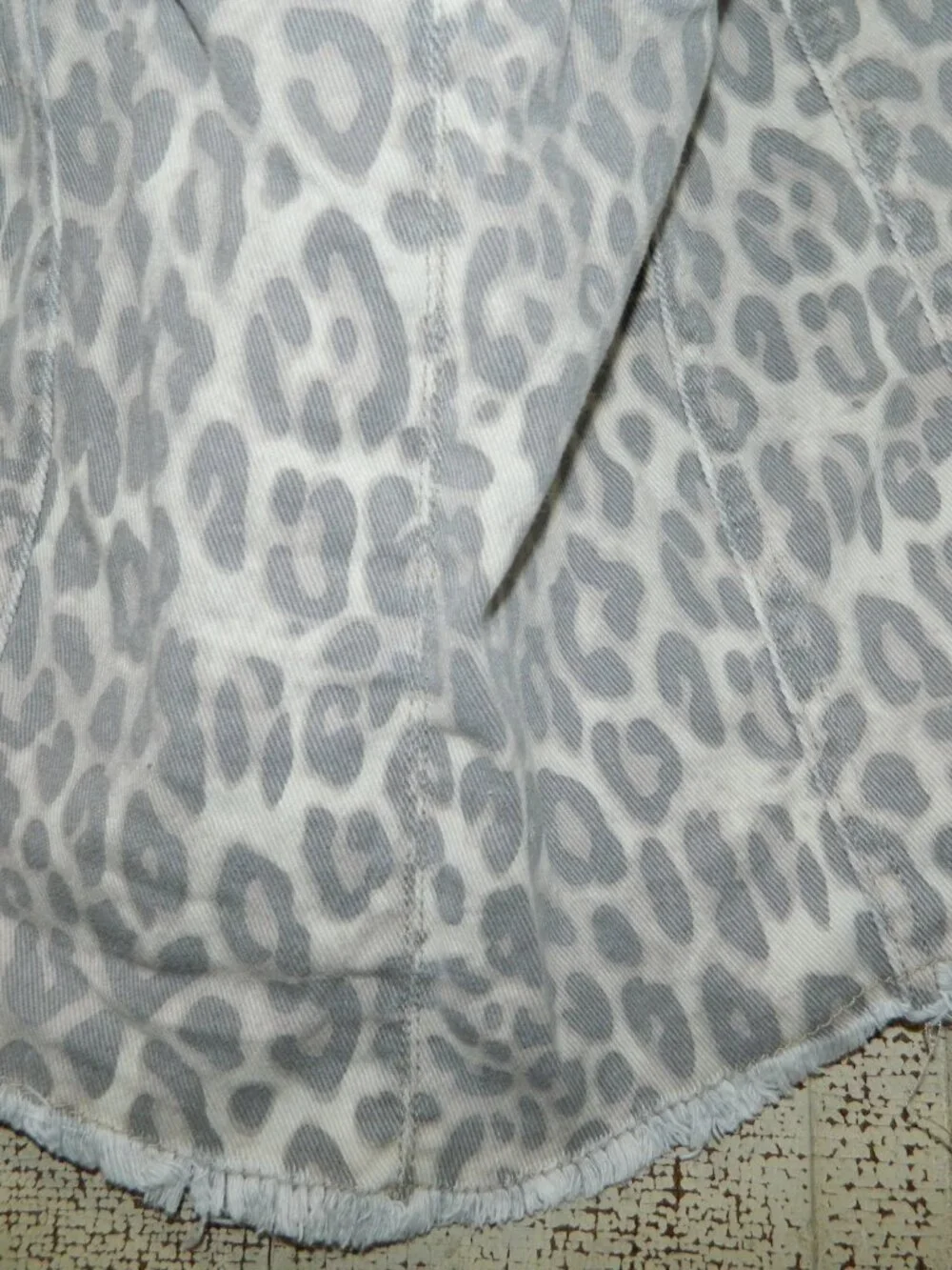 Indigo Rein Animal Print Crop Top High Waist Short Set Sz XL (BB-17)